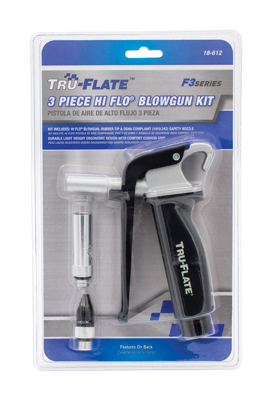 Tru-Flate HI FLO Aluminum Air Blow Gun 1/4 in. FNPT