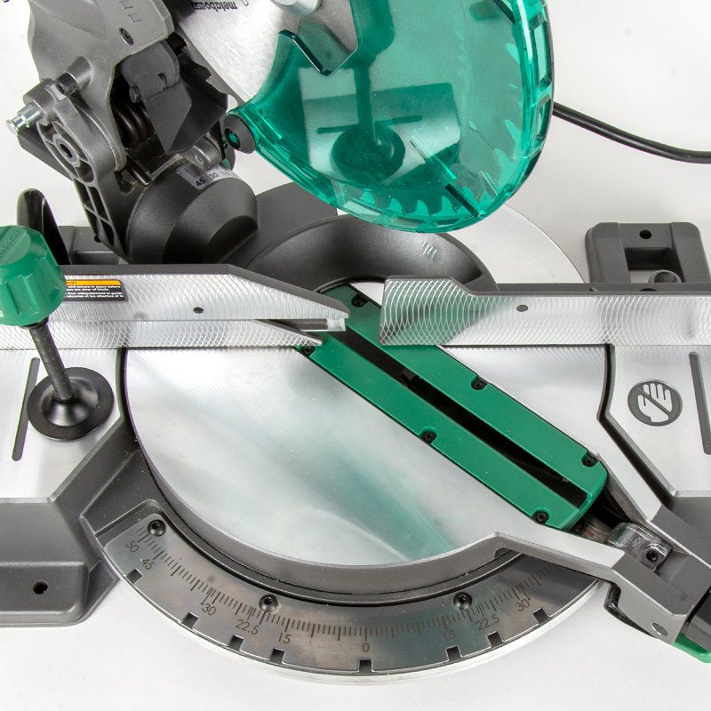 Metabo HPT C10FCG2M Single Bevel Compound Miter Saw, 10 in Dia Blade, 5000 rpm Speed, 52 deg Max Miter Angle