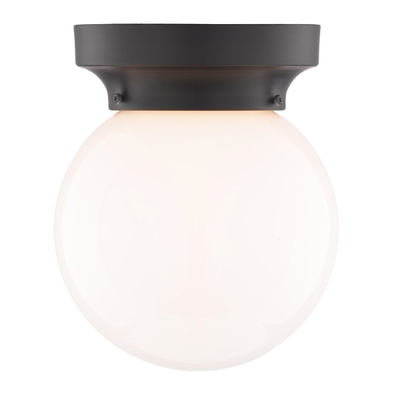 Boston Harbor OG24005 Ceiling Light, 1-Lamp, Matte Black Fixture