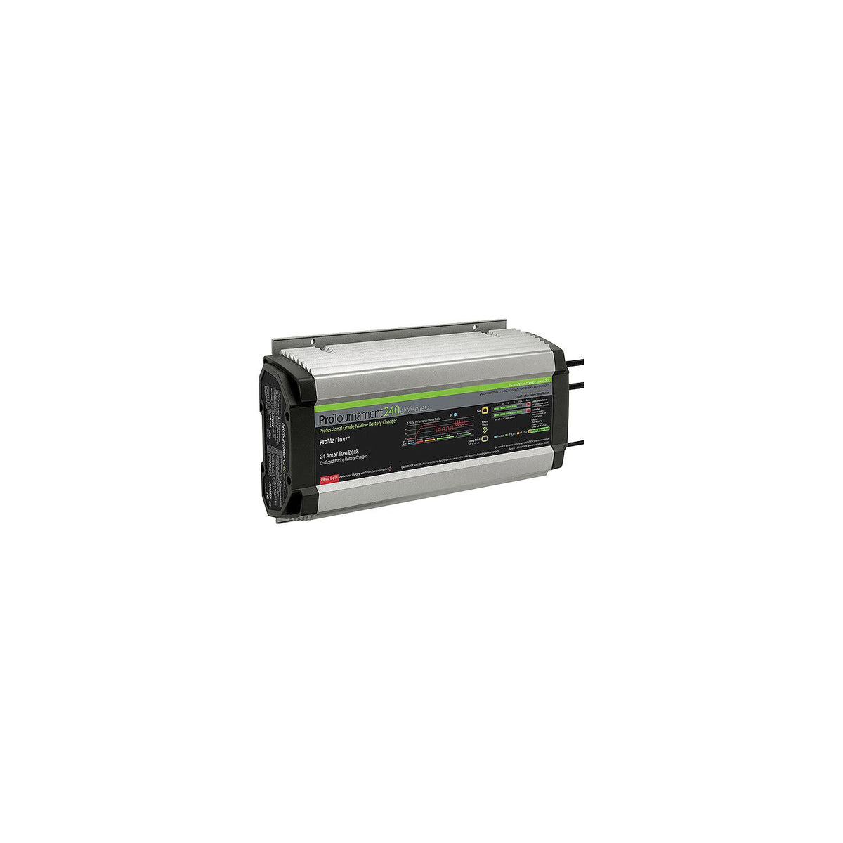 Promariner 53242 ProTournament Elite Series 3 Battery Charger, 2-Banks, 24 Amps