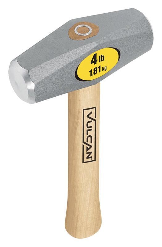 Vulcan 34522 Drilling Hammer, 4 lb Head, Forged Milled Head, Steel Head
