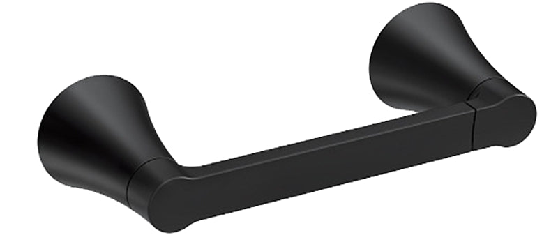 Moen Mikah Series Y0708BL Paper Holder, Zinc, Matte Black, Wall