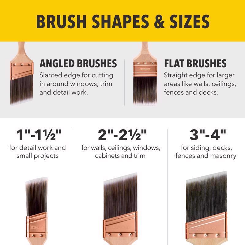 Purdy Nylox Dale 2 in. Soft Angle Trim Paint Brush