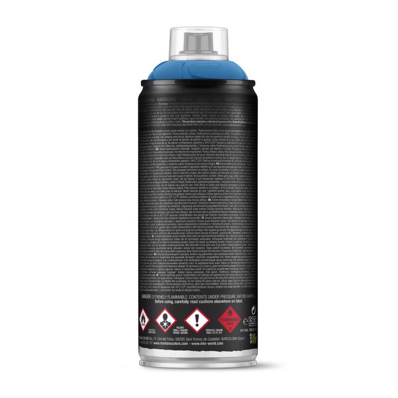 MTN Hardcore Gloss Neptune Blue Spray Paint 11 oz, Pack of 6