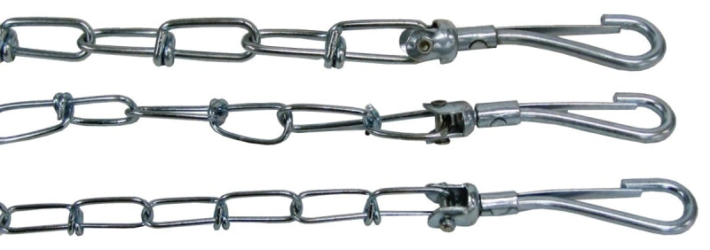 Guardian Gear 43720 Pet Tie-Out Chain, Twist Link, 20 ft L Belt/Cable, Steel, For: Large Dogs Up to 60 lb