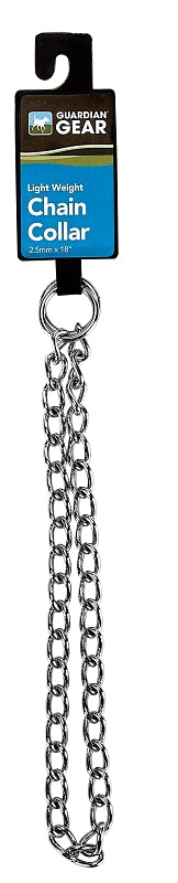 PDQ 12918 Choke Chain Collar, 2.5 mm Chain, 18 in L, Steel