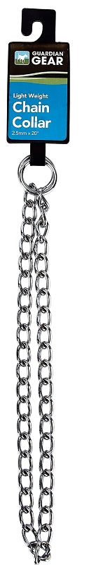 PDQ 12920 Choke Chain Collar, 2.5 mm Chain, 20 in L, Steel