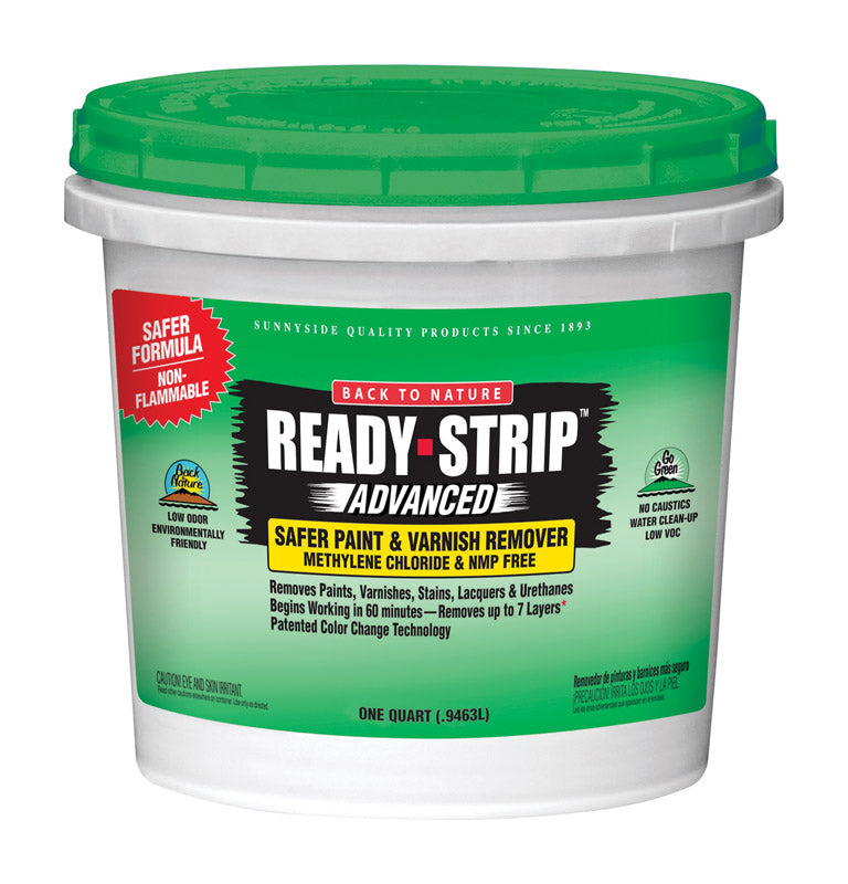 Back to Nature Ready-Strip Advanced Paint and Varnish Remover 1 qt, Pack of 6