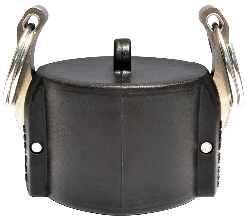 Green Leaf Camlock CAP Series 075CAP Dust Cap, 3/4 in, 125 psi Pressure, Glass-Filled Polypropylene