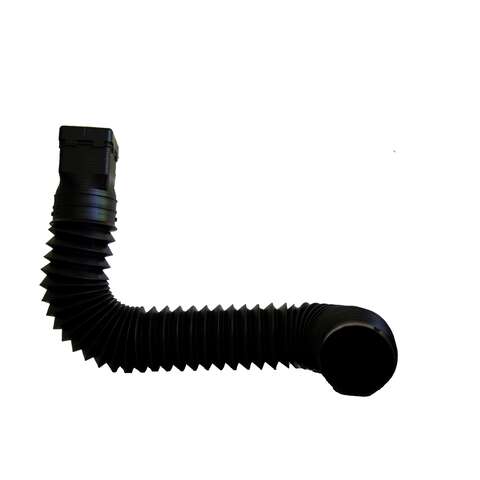 Spectra Metal 55 in. H X 3 in. W X 4 in. L Black Plastic Downspout Extension, Pack of 15