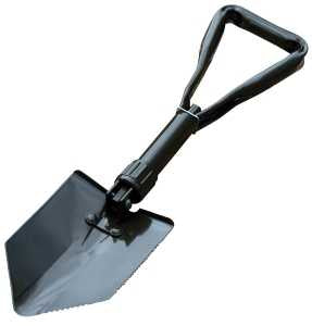 Coghlan's 9065 Folding Shovel, Steel Blade, Metal Handle, 10 in L