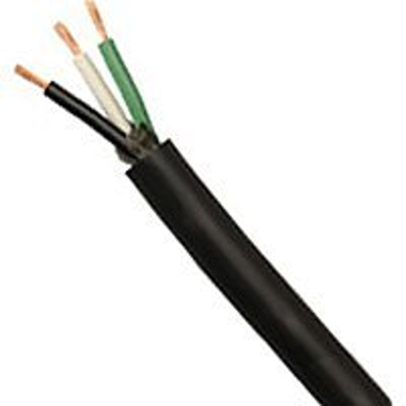 CCI 233860408 Electrical Cord, 16 AWG Wire, 3-Conductor, Copper Conductor, TPE Insulation, Seoprene/TPE Sheath, 300 V