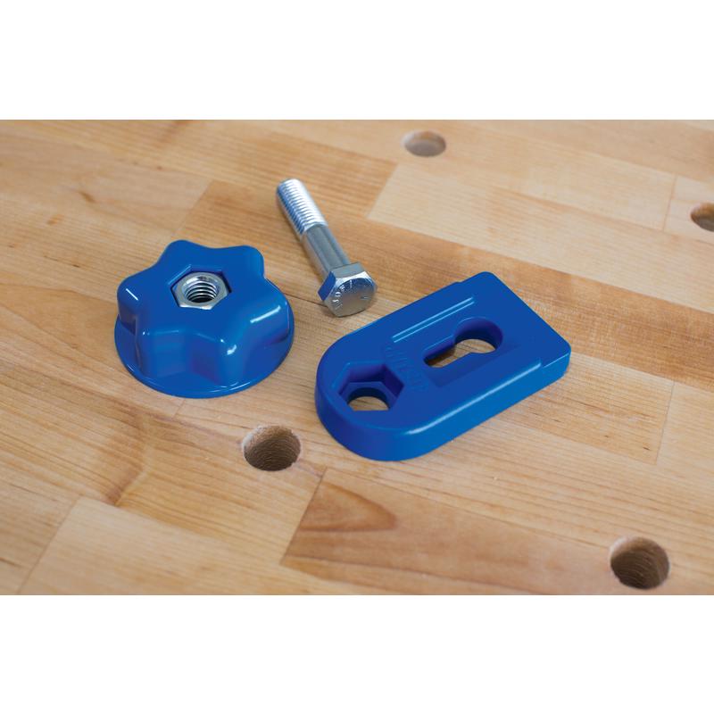 Kreg Aluminum Bench Clamp Base For Kreg Bench Clamps Blue 1 pc