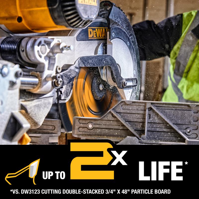 DeWalt 12 in. D X 1 in. Carbide Tipped Circular Saw Blade 40/60 teeth 2 pk