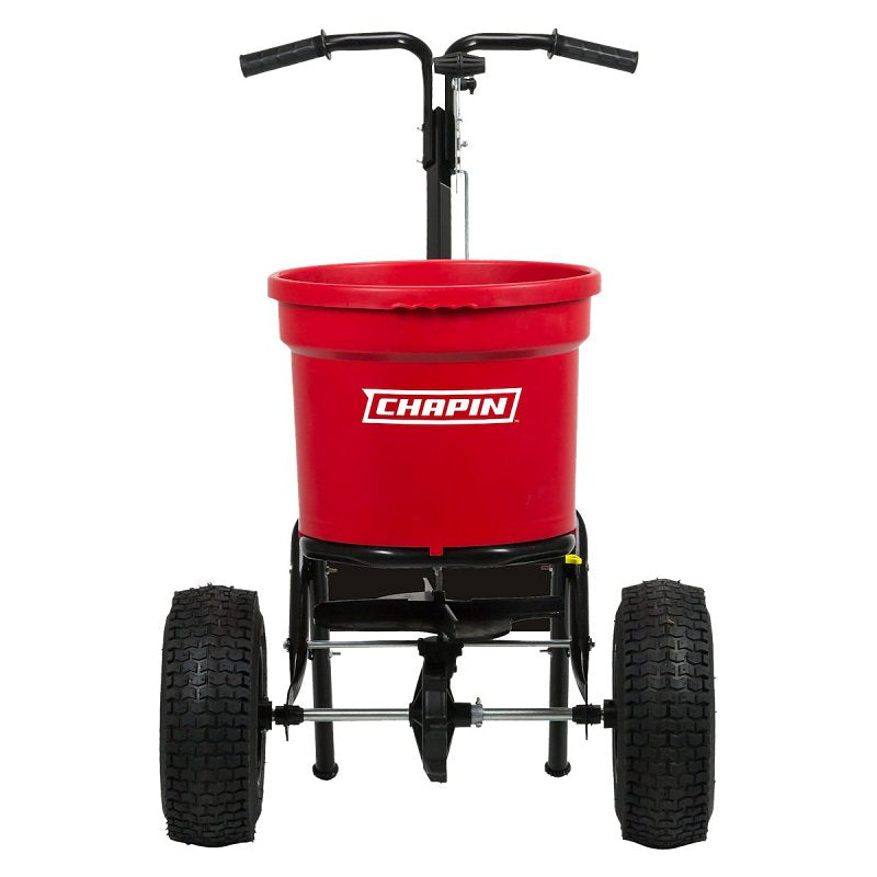 Chapin 82050C Contractor Turf Spreader, 70 lb, Steel Frame, Pneumatic Wheel