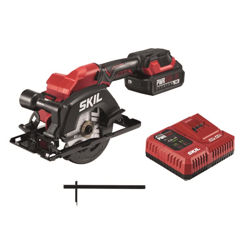 SKIL 20V 4-1/2 in. Cordless Brushless Circular Saw Kit (Battery & Charger)