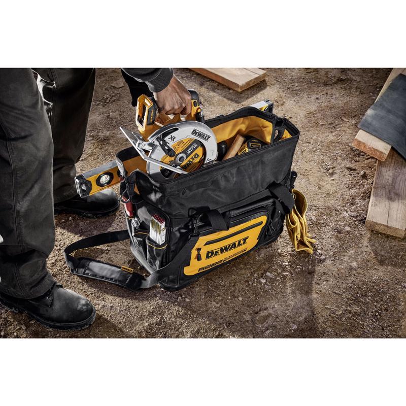DeWalt Ballistic Nylon All-Purpose Tool Bag 33 pocket Black/Yellow 1 pc