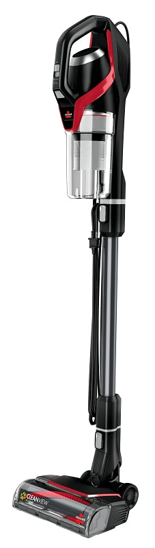 4214 Bissell CleanView Pet Slim Corded Stick Vacuum, 0.5 L Vacuum, Black/Mambo Red