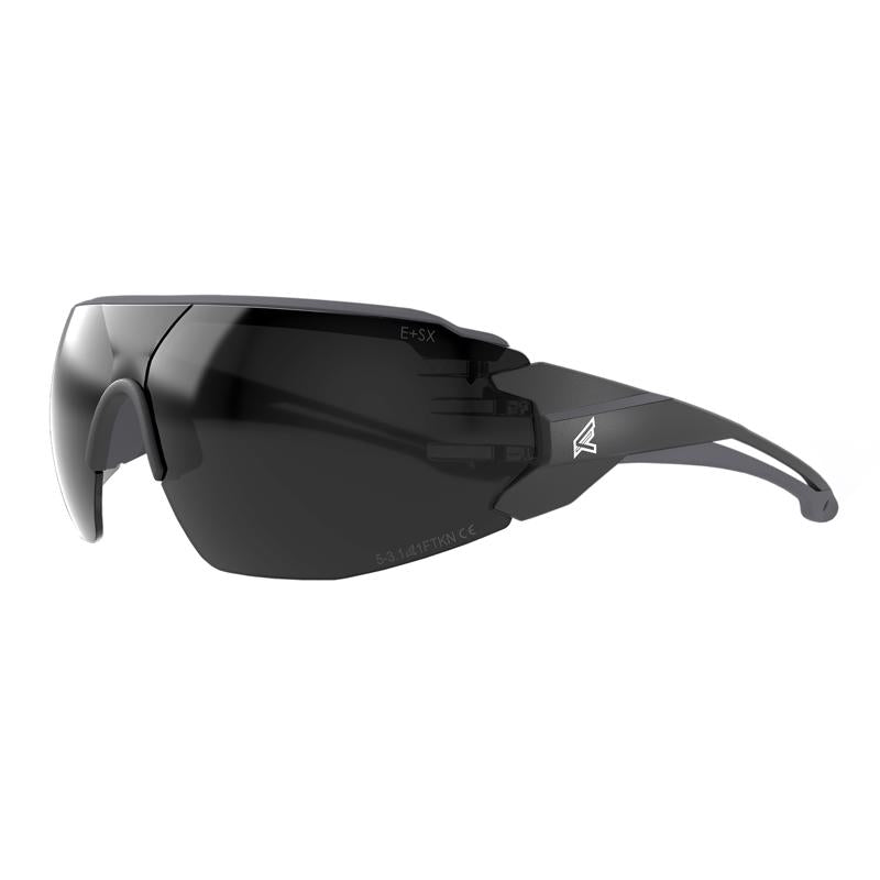 Edge Eyewear Anti-Fog Taven Safety Glasses Smoke Lens Black Frame