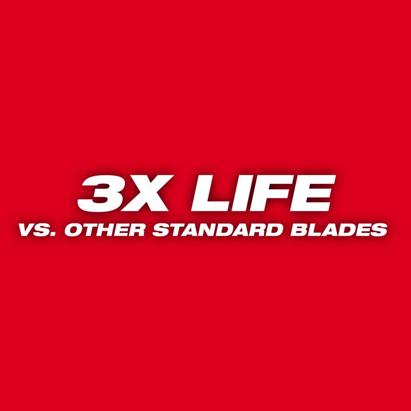 Milwaukee SAWZALL 4 in. Bi-Metal Double Duty Upgrade Reciprocating Saw Blade 10 TPI 5 pk