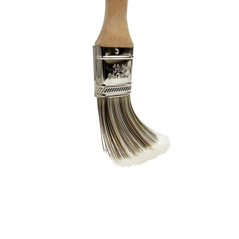 Chidaca 162 Series 16221 Paint Brush, 1-1/4 in W, Flat Brush, Polyester Bristle