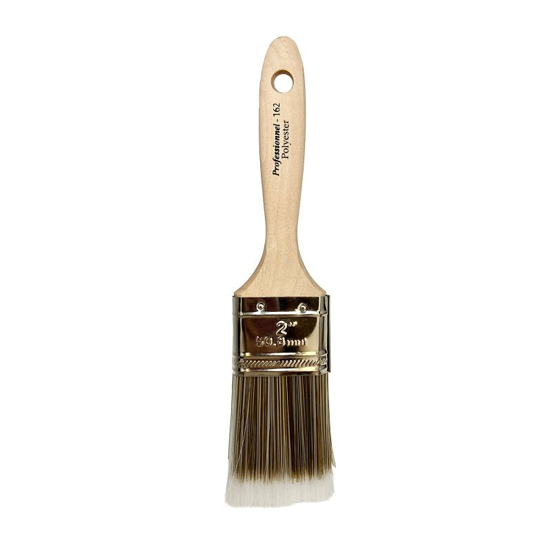 Chidaca 162 Series 16222 Paint Brush, 2 in W, Flat Brush, Polyester Bristle