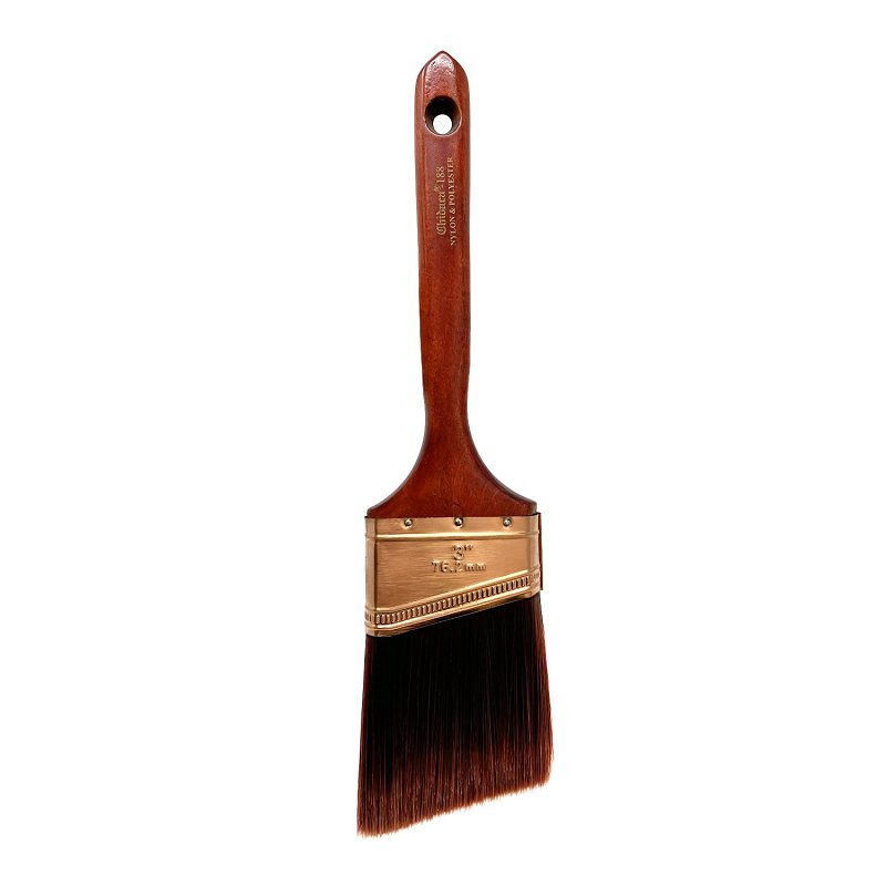 Chidaca 188 Series 18875 Paint Brush, 3 in W, Angular Brush, Nylon/Polyester Bristle