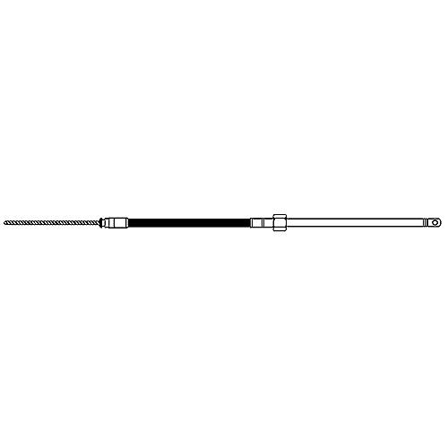 UFLEX M66 Universal QC Rotary Steering Cable (Replaces UFLEX, Morse Command 290 or Teleflex SSC62), 26'