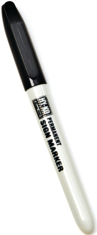 Hy-Ko 40622 Permanent Sign Marker, Black, Pack of 5