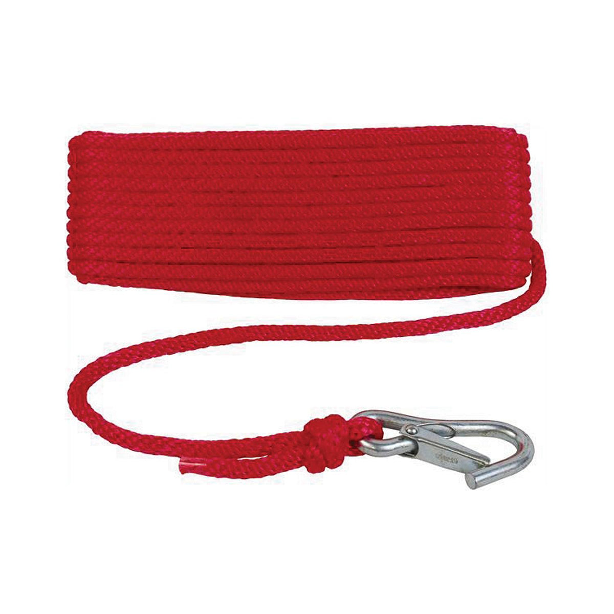 Attwood Solid Braid MFP Anchor Line, 3/8 x 50' Red