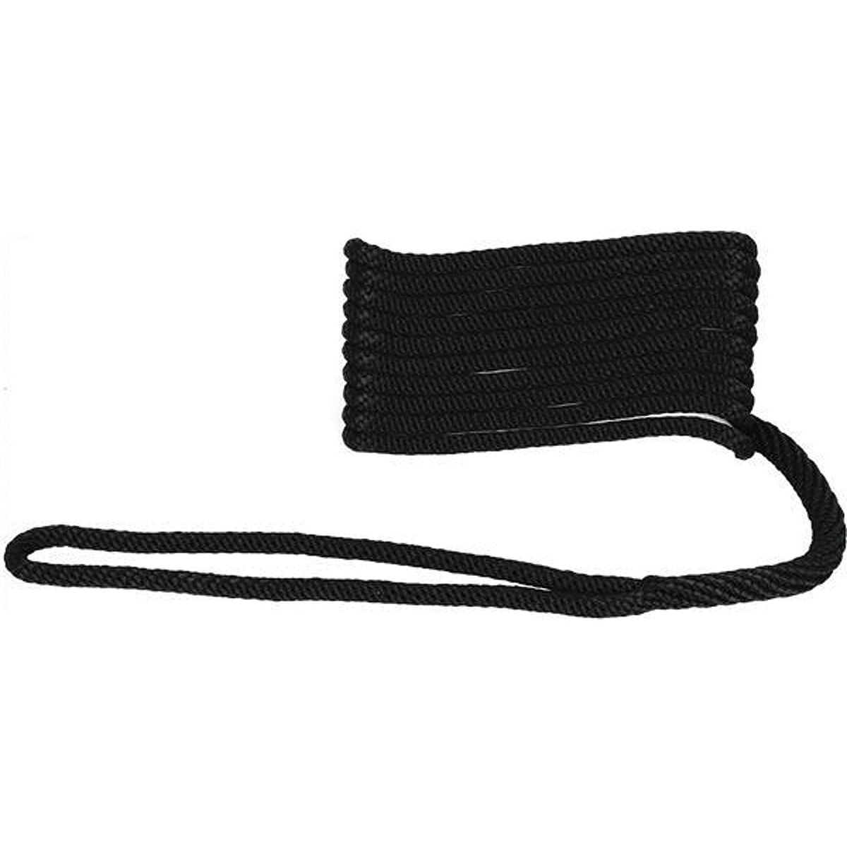Attwood Solid Braid MFP Dock Line, 3/8 x 15' Black