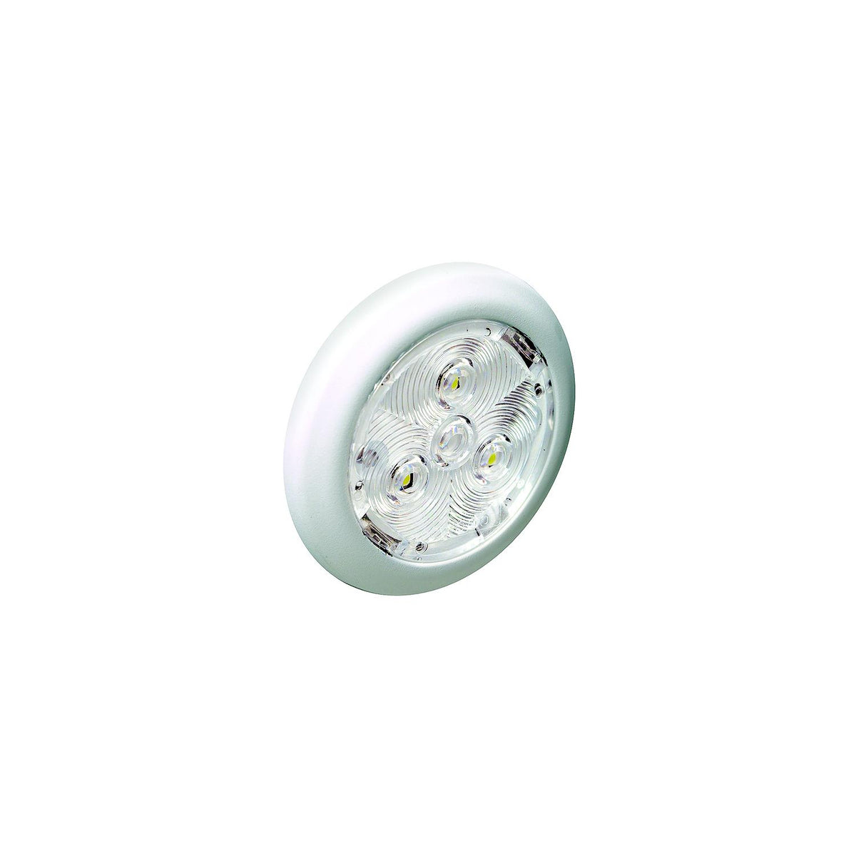 2-3/4″ Warm White Interior/Exterior Light w/White Bezel