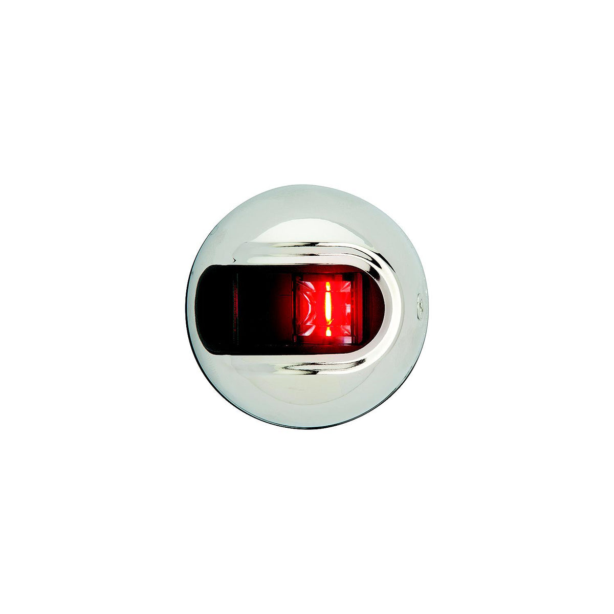 Attwood LightArmor LED Vertical Surface Mount Port Side Light, Round