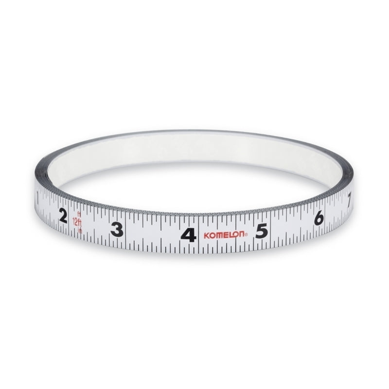 Komelon 12 ft. L X 1/2 in. W Flat Adhesive Tape Measure 1 pk