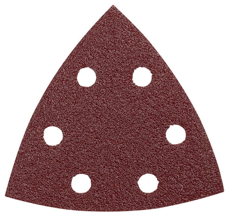 Bosch 3-3/4 in. L X 3.75 in. W 240 Grit Aluminum Oxide Detail Sanding Triangle 5 pk