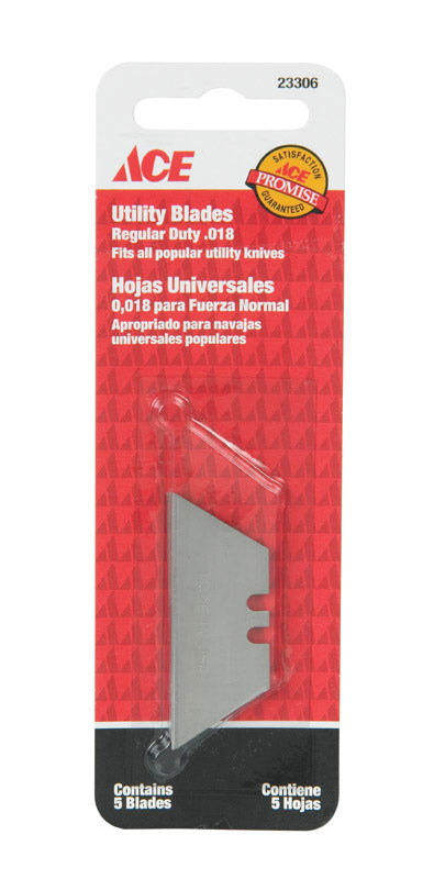 Ace Carbon Steel Regular Duty Utility Blade 5 pk, Pack of 10