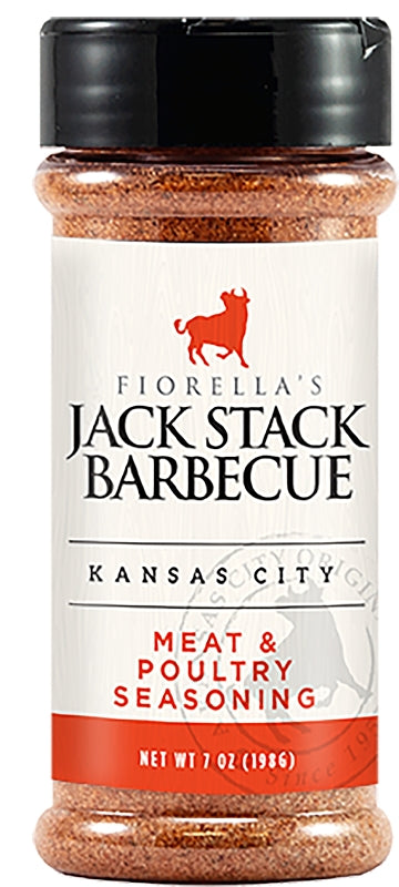 Jack Stack Barbecue JK00105-6 BBQ Rub, Garlic, 7 oz Shaker Bottle