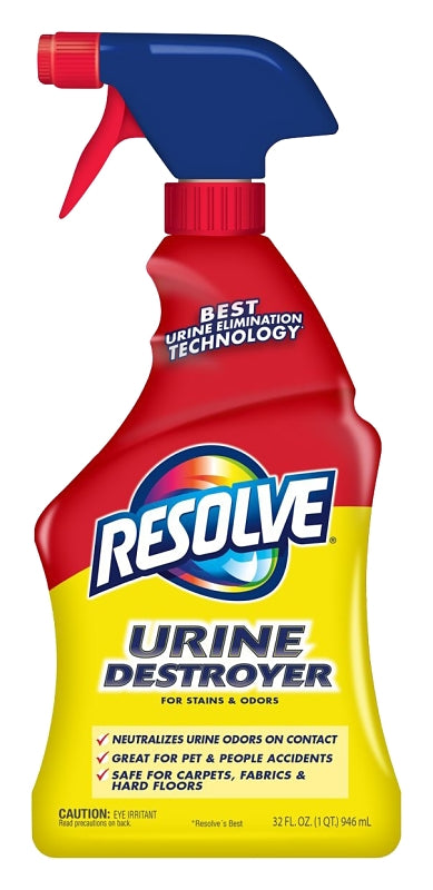 Resolve 99499 Urine Destroyer, 22 fl-oz Bottle, Liquid, Clear