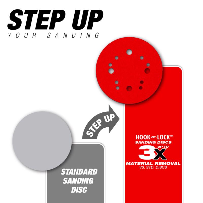 Diablo 5 in. Ceramic Blend Hook and Lock Sanding Disc Assorted Grit Assorted 7 pc
