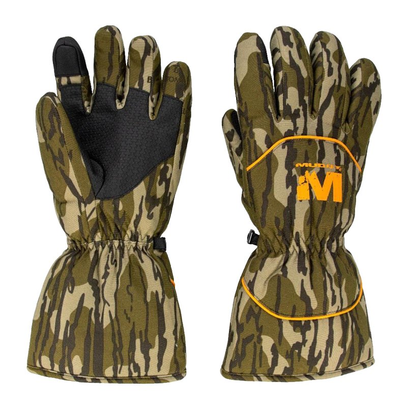 Muddy TRX Series WTP-GLV-MOB-L Insulated Gloves, Men's, L, Tech-Touch Thumb, Elastic Wrist Cuff, Polyurethane Palm