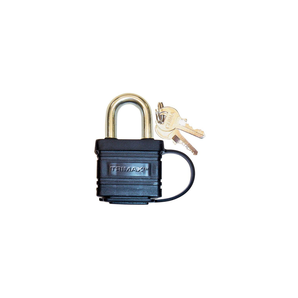 Trimax Solid Brass Waterproof Padlock