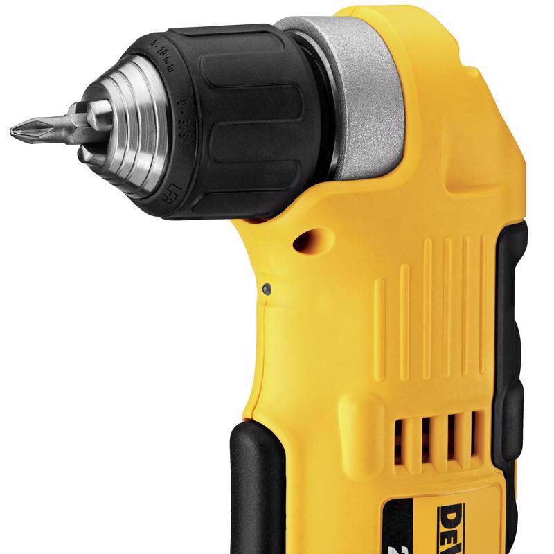 DeWalt 20V MAX 3/8 in. Brushed Cordless Right Angle Drill Kit (Battery & Charger)