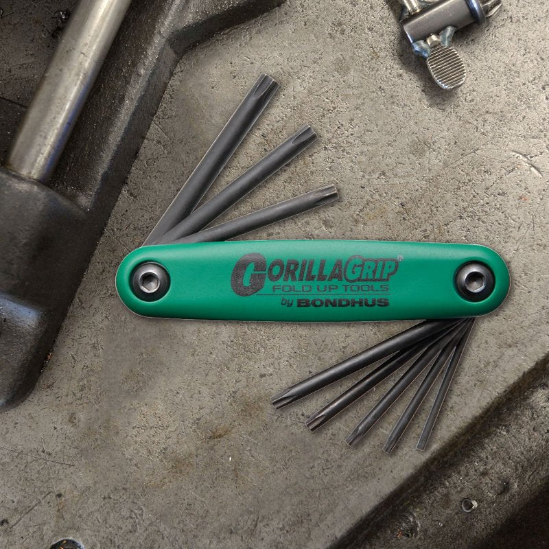 Bondhus 12634 Fold-Up Key Set, 8-Piece, ProGuard, Specifications: Gorilla Grip