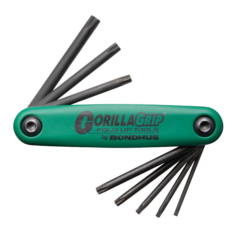 Bondhus 12634 Fold-Up Key Set, 8-Piece, ProGuard, Specifications: Gorilla Grip