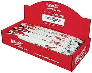 Milwaukee AX SAWZALL 48-01-7026 Reciprocating Saw Blade, 9 in L, 5 TPI, Bi-Metal Cutting Edge