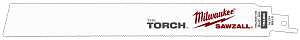 Milwaukee The Torch SAWZALL 48-01-2788 Reciprocating Saw Blade, 1 in W, 9 in L, 18 TPI, HSS Cutting Edge