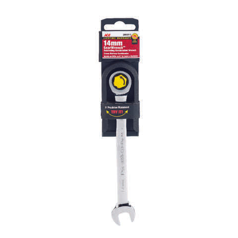 Ace Pro Series GearWrench 14 mm X 14 mm Metric Combination Wrench 7.5 in. L 1 pc
