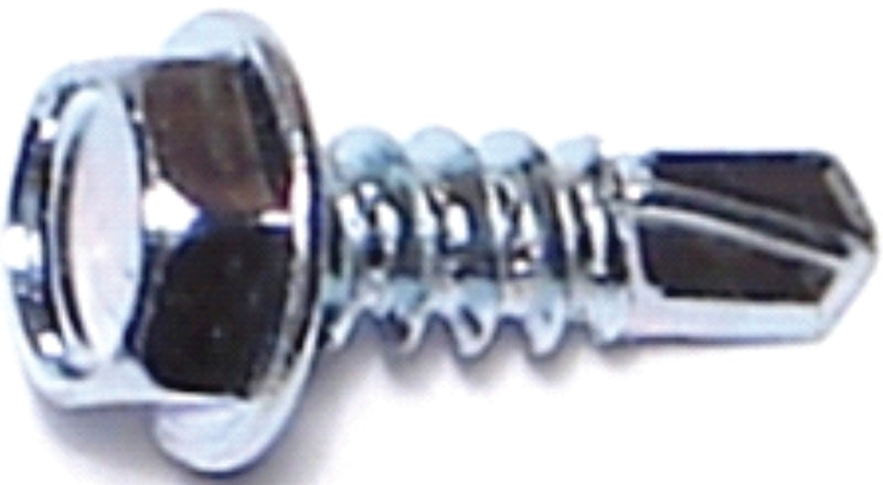 Midwest Fastener 10275 Screw, #8 Thread, 1/2 in L, Hex, Socket Drive, Self-Drilling Point, Steel, Zinc, CD 100