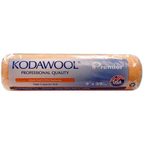 Premier Kodawool Polyester 9 in. W X 3/8 in. Paint Roller Cover 1 pk, Pack of 36