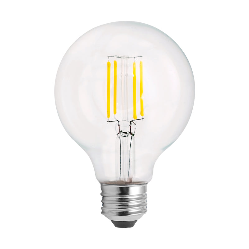 Satco G25 E26 (Medium) LED Bulb Warm White 60 Watt Equivalence 2 pk